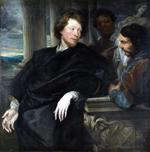 欧洲12-19世纪油画五_DYCK, Sir Anthony Van - Portrait of George Gage with Two Attendants